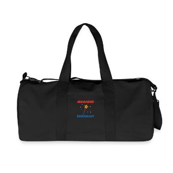 MAGIQUE ENSEIGNANT - Sac de sport en toile recyclée Stanley/Stella - noir - Devant