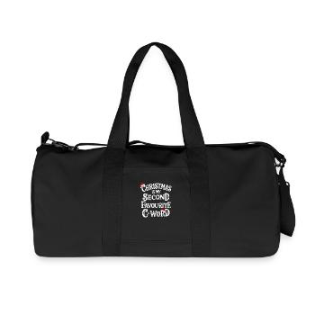 Zweitliebstes C-Wort - Recycelte Canvas-Sporttasche von Stanley/Stella - Schwarz - Vorne