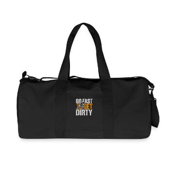 Speed and dirt combined - Recycled Canvas Sports Bag by Stanley/Stella - black - Front