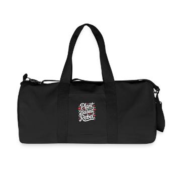 Vegetarian Vegan Veggie Vegetarian - Recycled Canvas Sports Bag by Stanley/Stella - black - Front