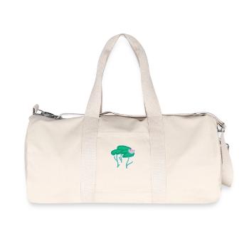 Seerose - Recycelte Canvas-Sporttasche von Stanley/Stella - Naturweiß - Vorne