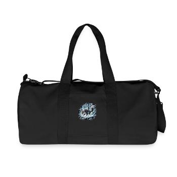 Wolf in icy forest - Recycled Canvas Sports Bag by Stanley/Stella - black - Front