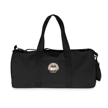 Moin Plant Mug - Recycled Canvas Sports Bag by Stanley/Stella - black - Front