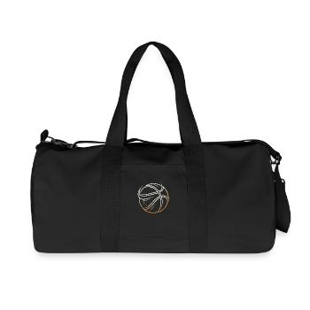 Abstract Basketball - Recycled Canvas Sports Bag by Stanley/Stella - black - Front