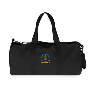 Real Estate for Sponges / Home Sweet Pineapple - Recycled Canvas Sports Bag by Stanley/Stella - black - Front