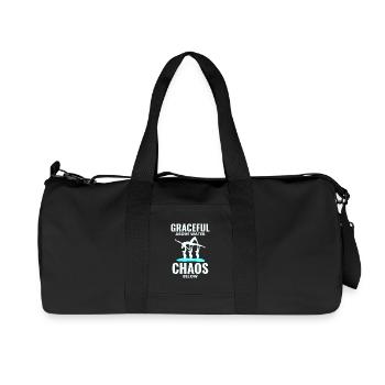 Anmutiges Chaos Synchronschwimm-Teamschwimmer - Recycelte Canvas-Sporttasche von Stanley/Stella - Schwarz - Vorne