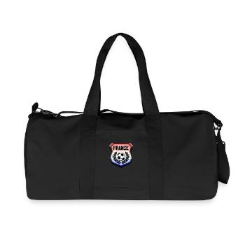 france foot - Sac de sport en toile recyclée Stanley/Stella - noir - Devant