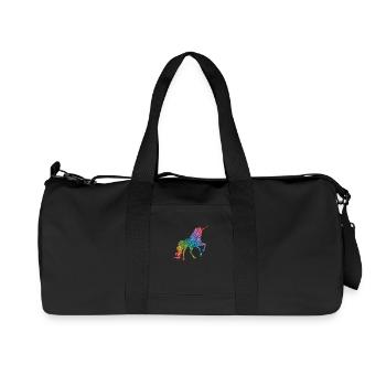 Giltzereinhorn - Recycelte Canvas-Sporttasche von Stanley/Stella - Schwarz - Vorne