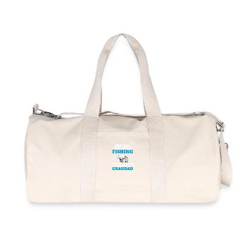 Fishing Grandad - Recycled Canvas Sports Bag by Stanley/Stella - natural - Front