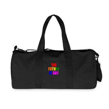 the future is gay - Recycled Canvas Sports Bag by Stanley/Stella - black - Front