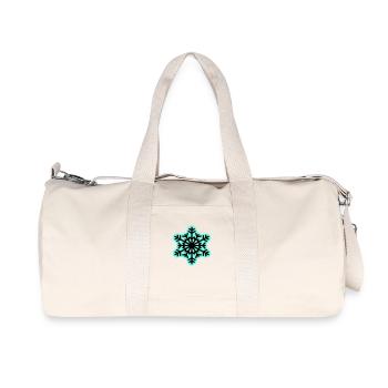 Givre de neige - Sac de sport en toile recyclée Stanley/Stella - blanc naturel - Devant
