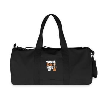 Relaxed hookah design - Recycled Canvas Sports Bag by Stanley/Stella - black - Front