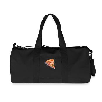 pizza - Sac de sport en toile recyclée Stanley/Stella - noir - Devant