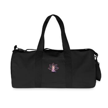 Lotus Bébé Om - Sac de sport en toile recyclée Stanley/Stella - noir - Devant