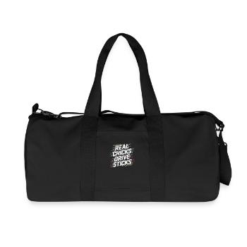 Self-confident design for female drivers - Recycled Canvas Sports Bag by Stanley/Stella - black - Front