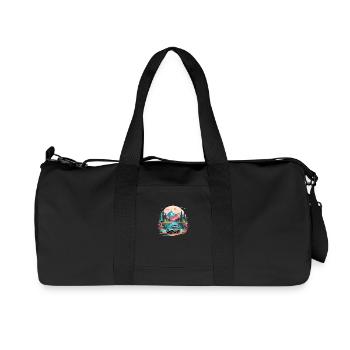 Ruhige Landschaft Ruhig Beschauliche Natur Im Freien - Recycelte Canvas-Sporttasche von Stanley/Stella - Schwarz - Vorne