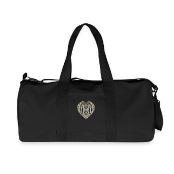 Love Quotes amore Flowers Women girl mom female - Recycled Canvas Sports Bag by Stanley/Stella - black - Front