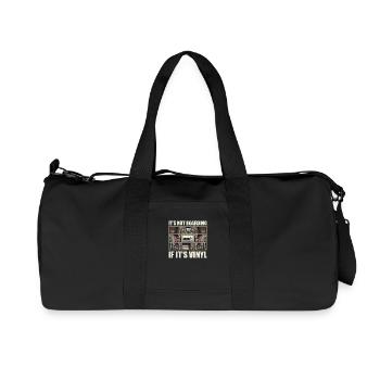 It's not hoarding if it's vinyl - Sac de sport en toile recyclée Stanley/Stella - noir - Devant