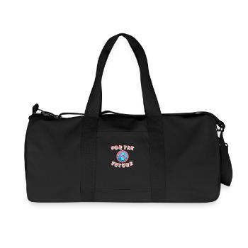 Conservation de la nature Plastique Changement climatique - Sac de sport en toile recyclée Stanley/Stella - noir - Devant