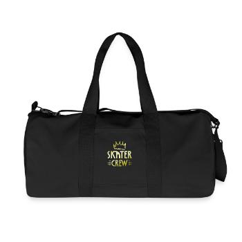 Skater Crew - Recycelte Canvas-Sporttasche von Stanley/Stella - Schwarz - Vorne