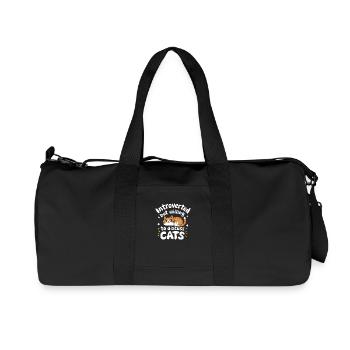 Introvert, antisocial, introvert - Recycled Canvas Sports Bag by Stanley/Stella - black - Front
