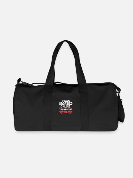 Pfarrer - Recycelte Canvas-Sporttasche von Stanley/Stella - Schwarz