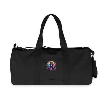 gaming leader - Recycelte Canvas-Sporttasche von Stanley/Stella - Schwarz - Vorne