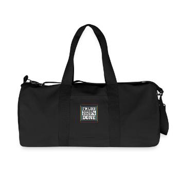 Classe de 2025 Abitur Abiturient Abitur 2025 - Sac de sport en toile recyclée Stanley/Stella - noir - Devant