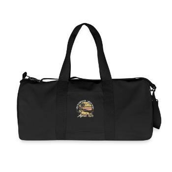 41ème Anniversaire Voiture Classique Avril Millésime 1984 Avril - Sac de sport en toile recyclée Stanley/Stella - noir - Devant