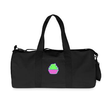 cupcake - Recycelte Canvas-Sporttasche von Stanley/Stella - Schwarz - Vorne