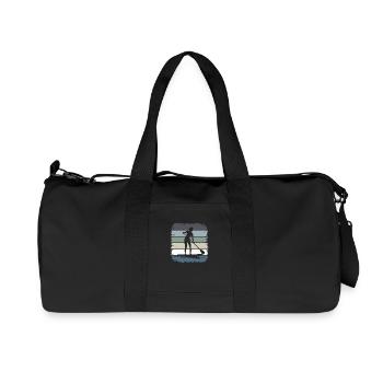 Stand up paddling - Recycled Canvas Sports Bag by Stanley/Stella - black - Front