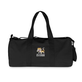 Léopard Gecko Léopard Gecko Reptile Terraristique - Sac de sport en toile recyclée Stanley/Stella - noir - Devant