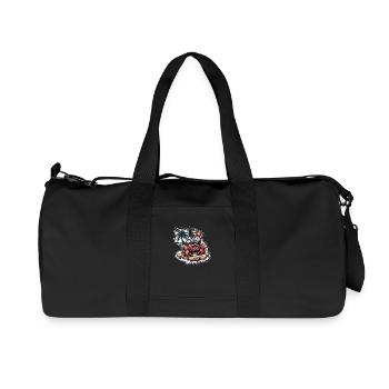 Crabe Crabe Vacances d’été - Sac de sport en toile recyclée Stanley/Stella - noir - Devant
