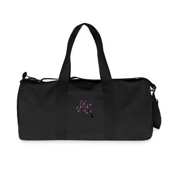 flowering tree - Recycled Canvas Sports Bag by Stanley/Stella - black - Front