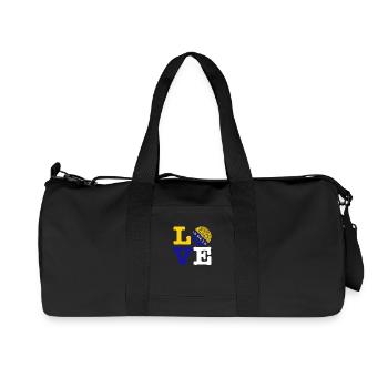 coeur bosnie - Sac de sport en toile recyclée Stanley/Stella - noir - Devant