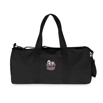 Future grande sœur - Bientôt grande-sœur - Sac de sport en toile recyclée Stanley/Stella - noir - Devant