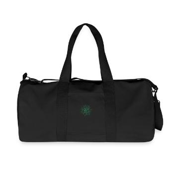 QA Fraktal 380 - Recycelte Canvas-Sporttasche von Stanley/Stella - Schwarz - Vorne