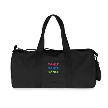 Dance - Recycelte Canvas-Sporttasche von Stanley/Stella - Schwarz - Vorne