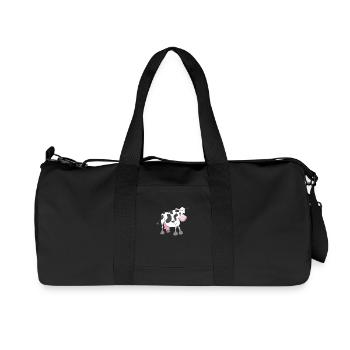 cow - Recycled Canvas Sports Bag by Stanley/Stella - black - Front