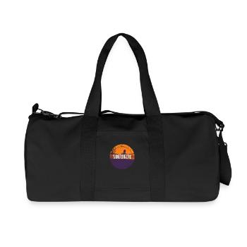 SURFERGIRL - Sac de sport en toile recyclée Stanley/Stella - noir - Devant