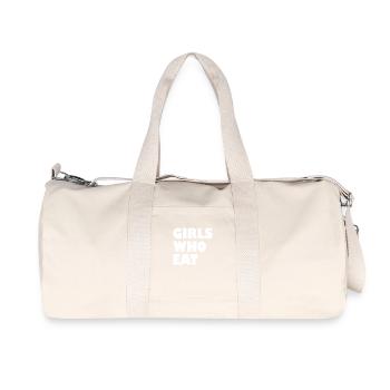 Les filles qui mangent - Sac de sport en toile recyclée Stanley/Stella - blanc naturel - Devant