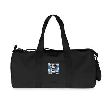 Mythos Zeus - Recycelte Canvas-Sporttasche von Stanley/Stella - Schwarz - Vorne