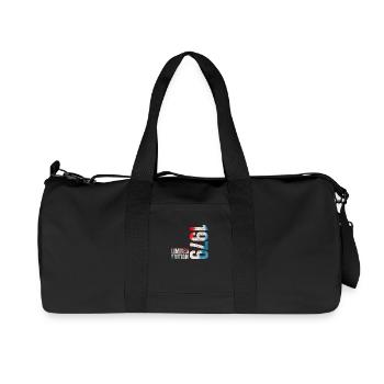 1979 Édition limitée Cadeau d’anniversaire 1979 - Sac de sport en toile recyclée Stanley/Stella - noir - Devant