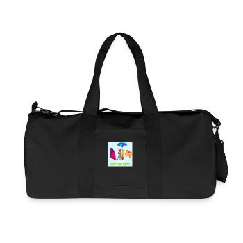 Make your choice wind kite wing bleue - Sac de sport en toile recyclée Stanley/Stella - noir - Devant