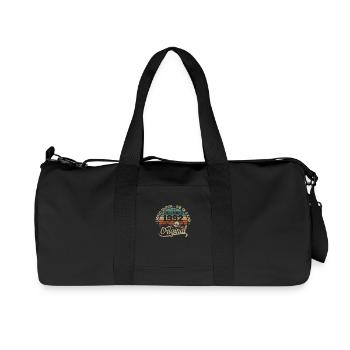Original Cadeau Anniversaire 33 ans, Décembre 1992 - Sac de sport en toile recyclée Stanley/Stella - noir - Devant