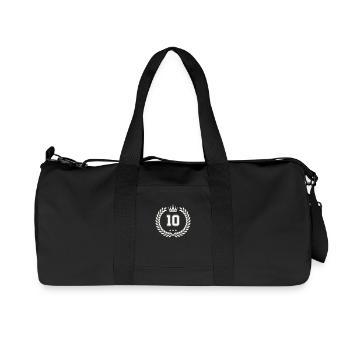 Armoiries 10 - Sac de sport en toile recyclée Stanley/Stella - noir - Devant