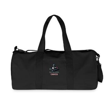 Old School Gamer – Joystick rétro - Sac de sport en toile recyclée Stanley/Stella - noir - Devant