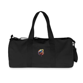 Snowboard Sport Jeu Champion Compétition Abstrait - Sac de sport en toile recyclée Stanley/Stella - noir - Devant