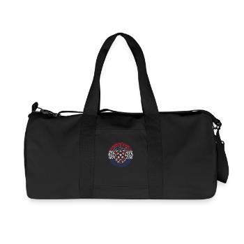 Kroatien hrvatska kroatien europa zagreb glagoljica - Recycelte Canvas-Sporttasche von Stanley/Stella - Schwarz - Vorne