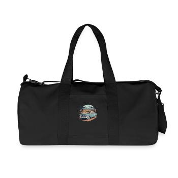 vintage Car 5349 - Recycelte Canvas-Sporttasche von Stanley/Stella - Schwarz - Vorne